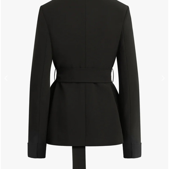 NEW FAVORITE DAUGHTER Adrienne Belted  Blazer Black Small - Picture 3 of 11